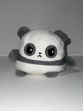 TeeTurtle Original Reversible Panda Plushie Happy / Angry Mood Plush